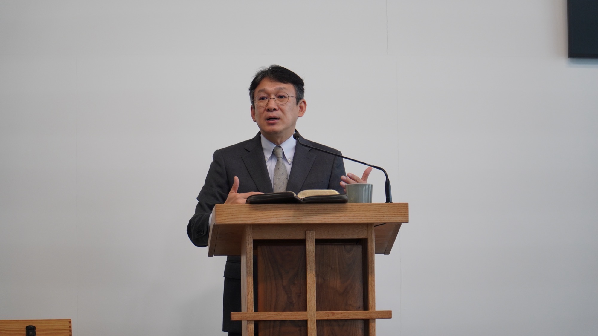 담임목사의 설교 모습